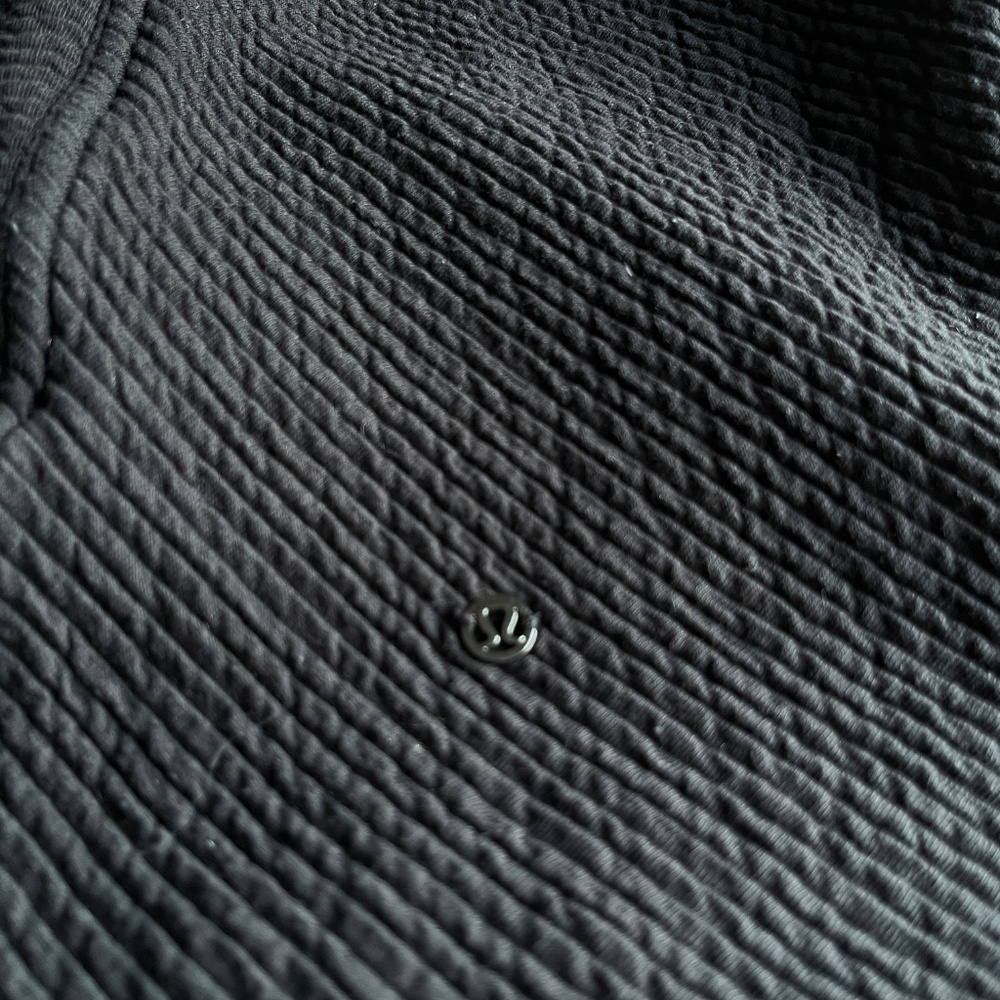 Lululemon On Repeat High-Collared Long Full-Zip Jacket Black - Picture 7 of 8